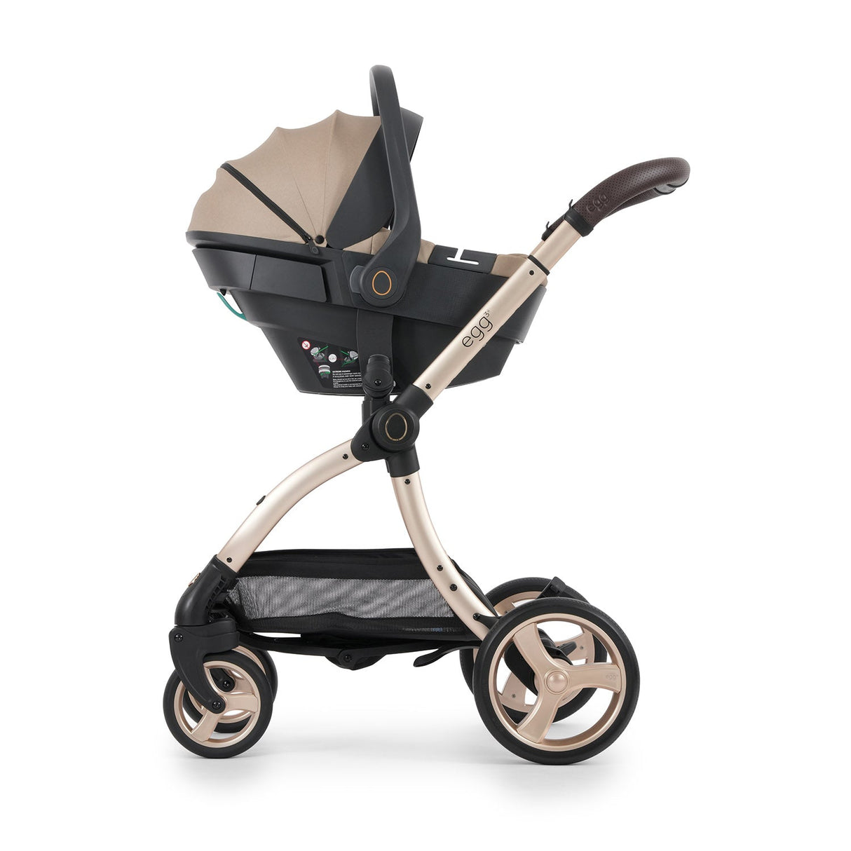 Egg 3 Luxury Shell 360 Travel System Bundle - Feather