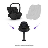 Silver Cross Glide Plus 360 Infant Car Seat & Base Plus 360 - Iconic Black 3