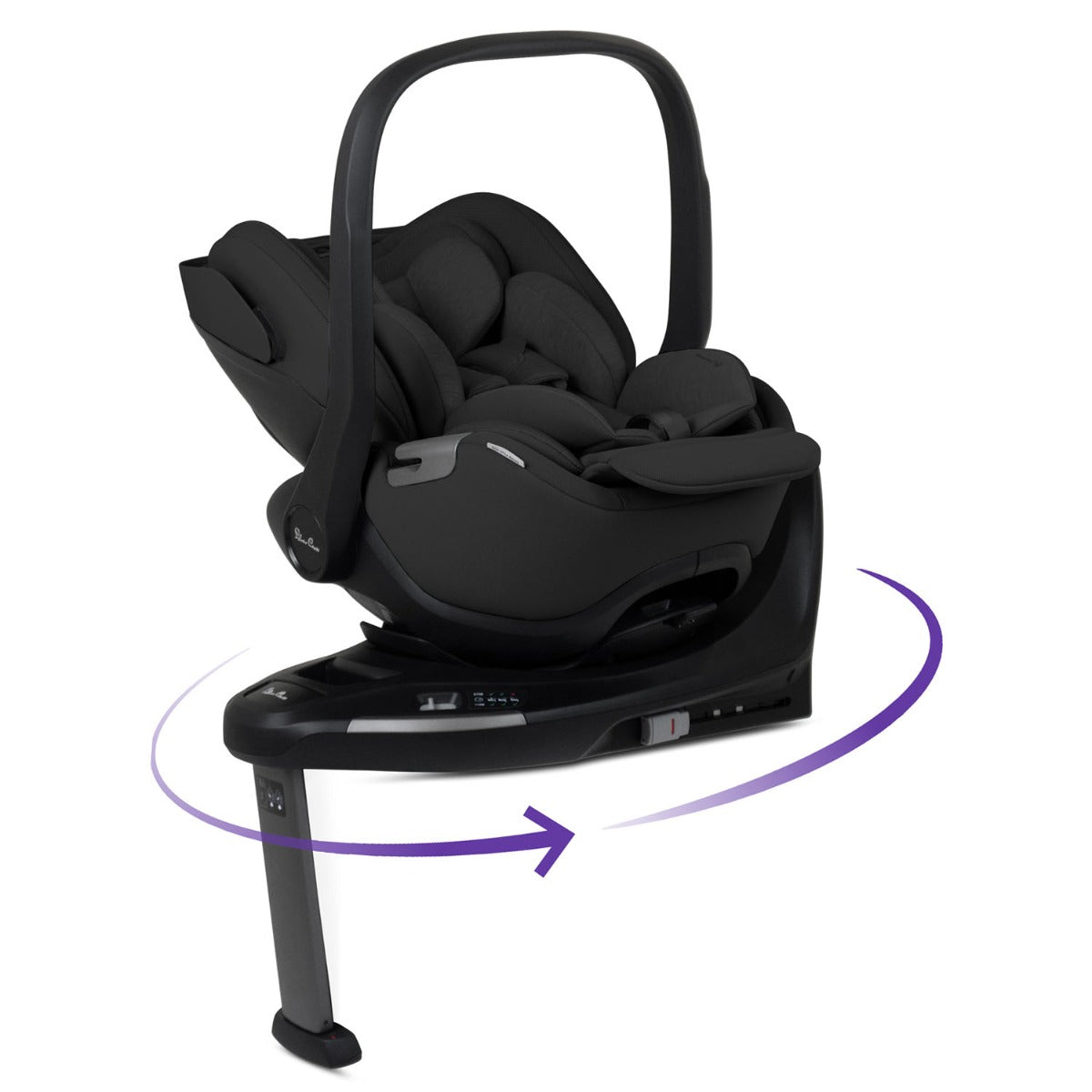 Silver Cross Glide Plus 360 Infant Car Seat & Base Plus 360 - Iconic Black 7