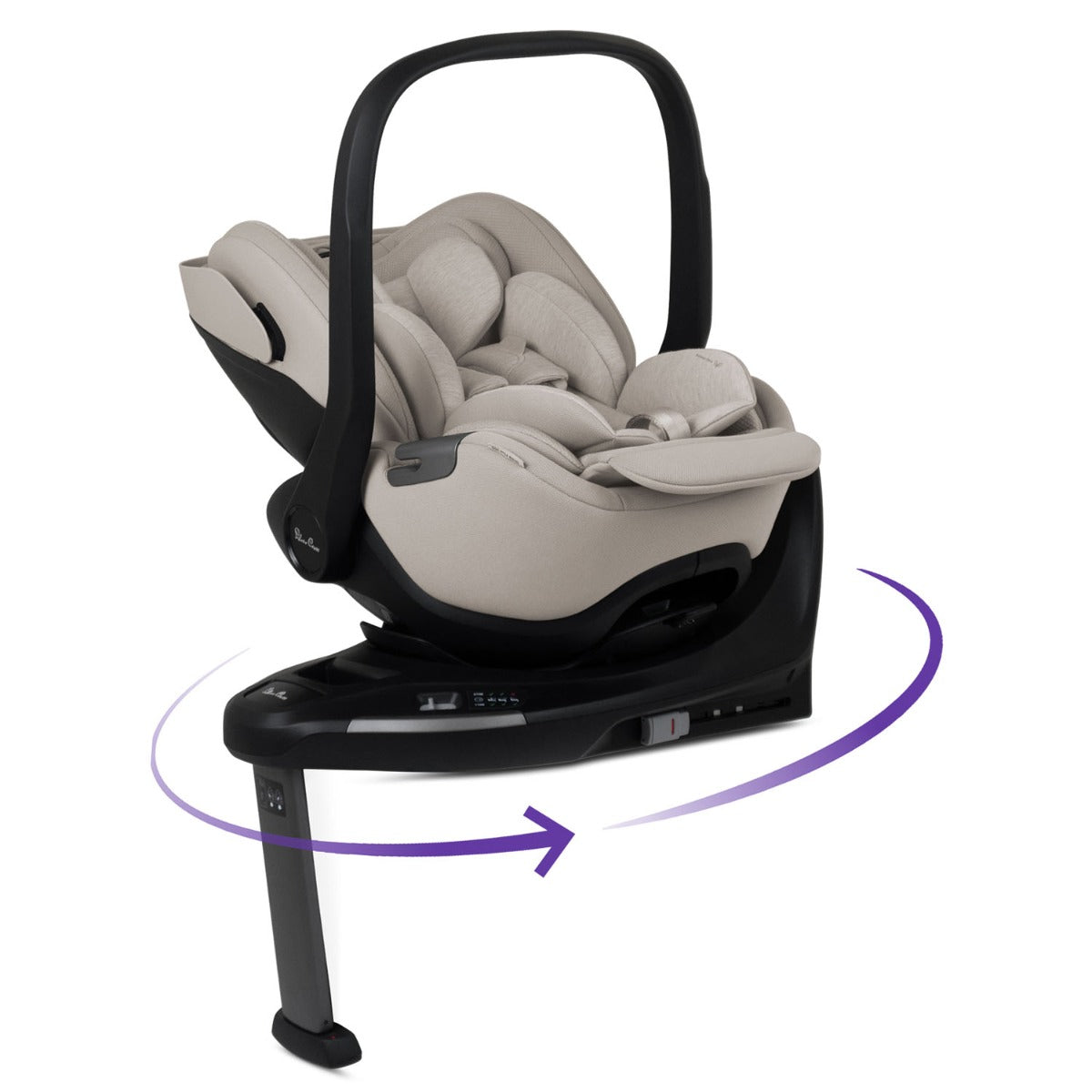 Silver Cross Glide Plus 360 Infant Car Seat & Base Plus 360 - Natural Taupe 7