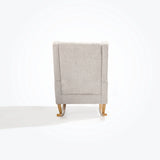 Tutti Bambini Harper Wingback Rocking Chair & Footstool - Teddy Mushroom