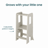 Tutti Bambini Helping Hands Montessori Toddler Learning Tower - Mushroom