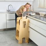 Tutti Bambini Helping Hands Montessori Toddler Learning Tower - Natural