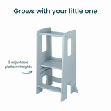 Tutti Bambini Helping Hands Montessori Toddler Learning Tower - Ocean Stone