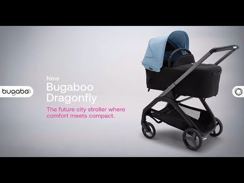 Bugaboo Dragonfly Stroller - Black/Dark Cherry 6