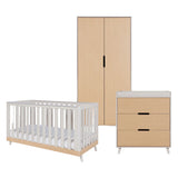 Tutti Bambini Hygge 3 Piece Room Set - Light Oak/White Sand
