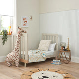 Tutti Bambini Hygge Mini Cot Bed - Light Oak/White Sand