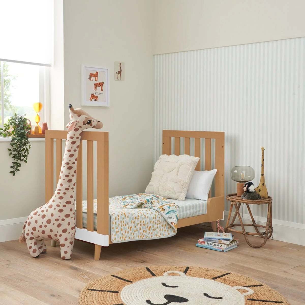 Tutti Bambini Hygge Mini 2 Piece Room Set - White/Light Oak