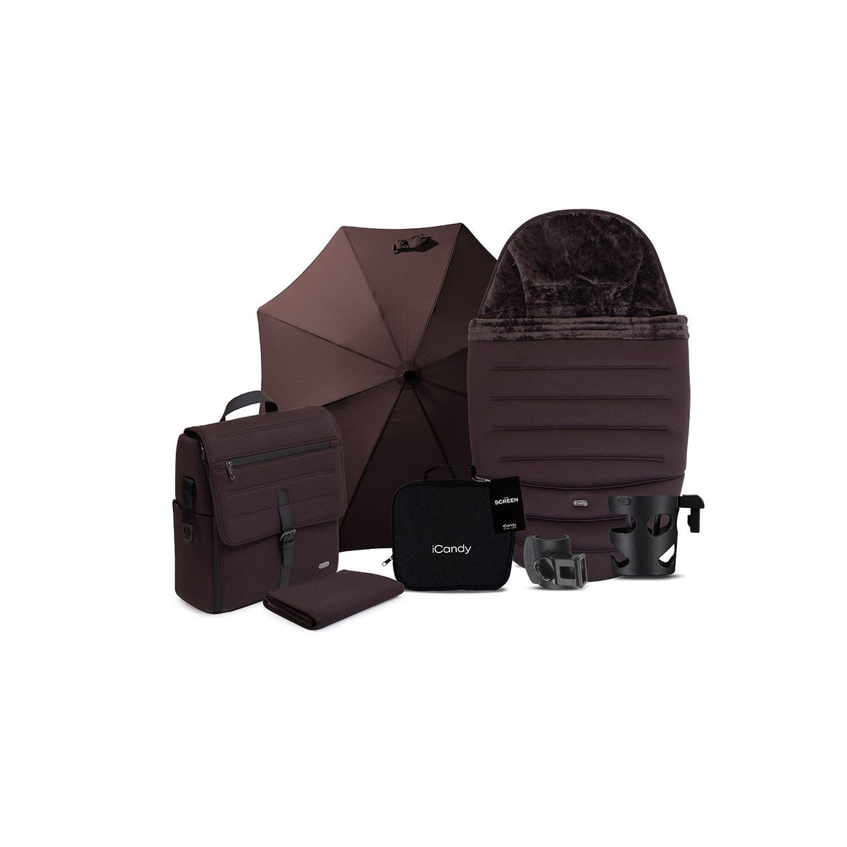 iCandy Peach 8 Editions Complete Accessory Bundle - Coffee Bean