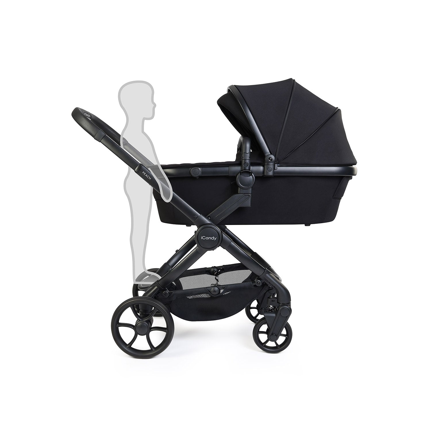iCandy Peach 8 Cybex Cloud T Car Seat & 360 Base Bundle - Black