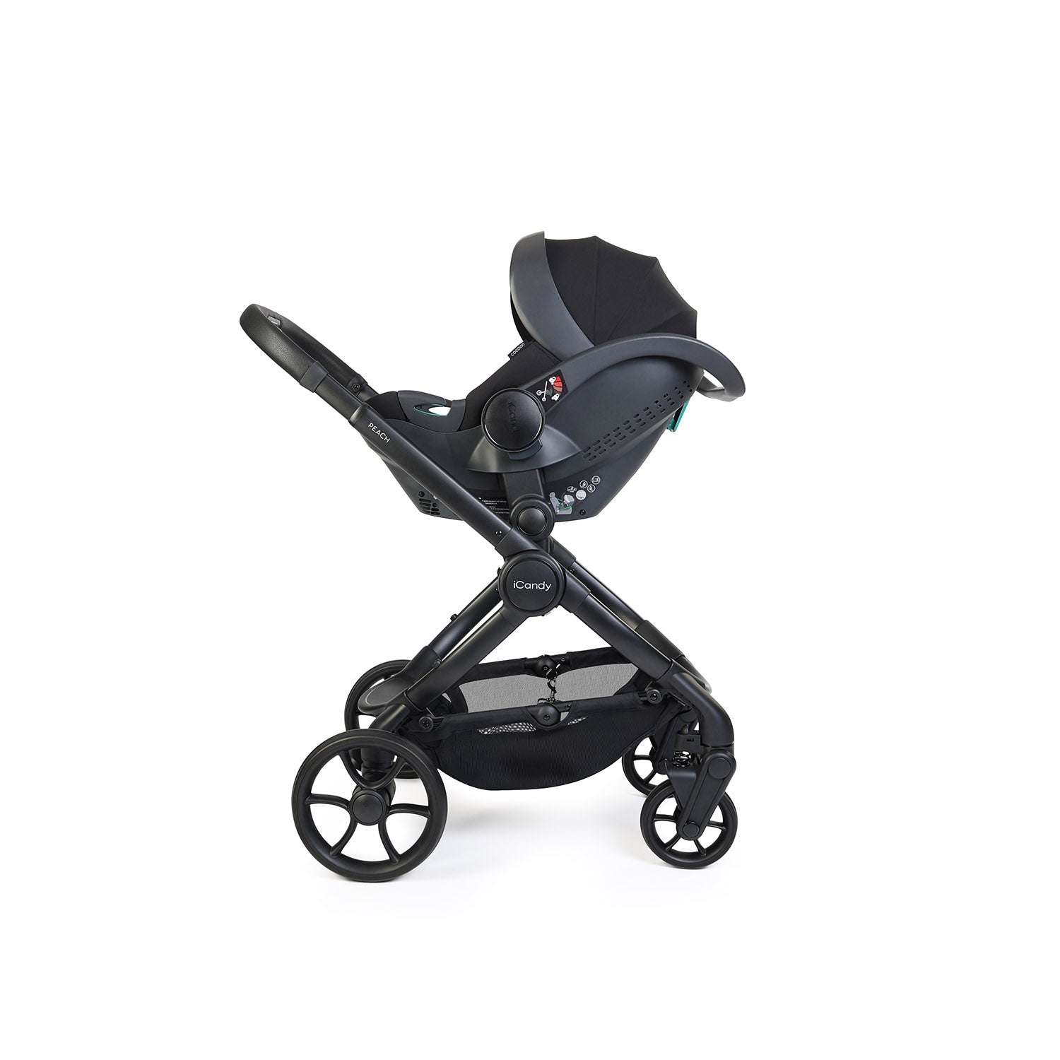iCandy Peach 8 Cocoon 360 Car Seat & Base Bundle - Black