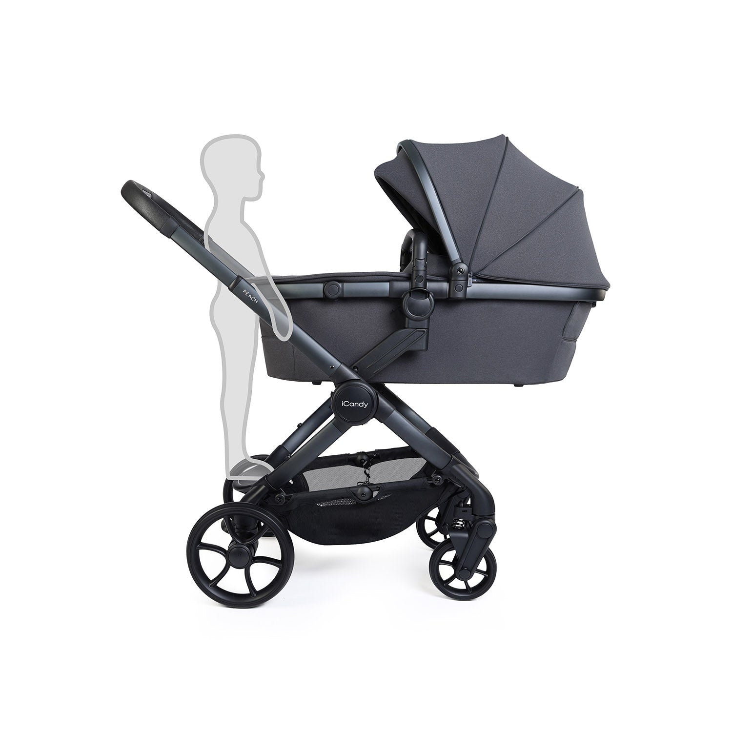 iCandy Peach 8 Maxi-Cosi Pebble 360 Pro 2 Car Seat & Base Bundle - Grey