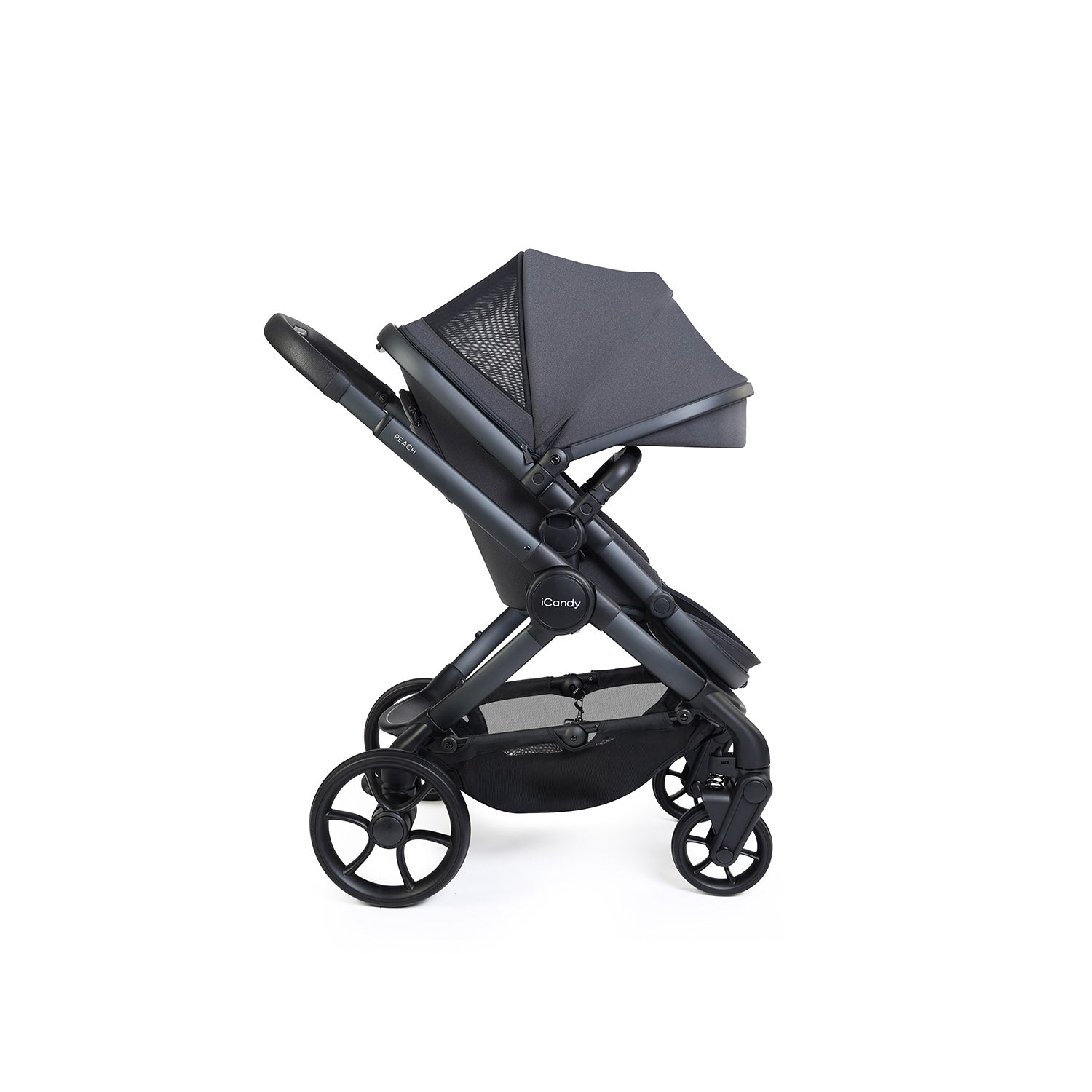 iCandy Peach 8 Cybex Cloud T Car Seat & 360 Base Bundle - Grey