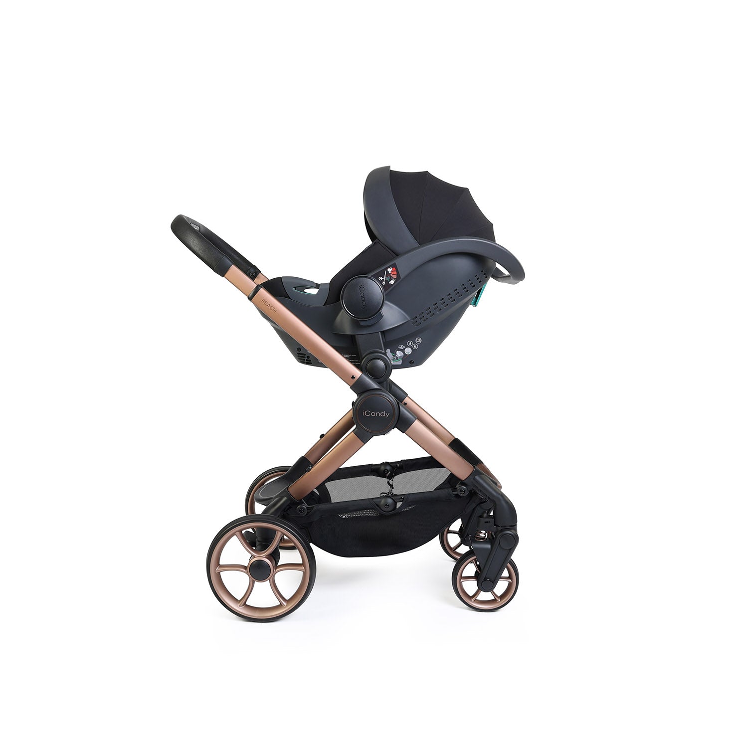 iCandy Peach 8 Editions Cocoon 360 Car Seat & Base Bundle - Pecan