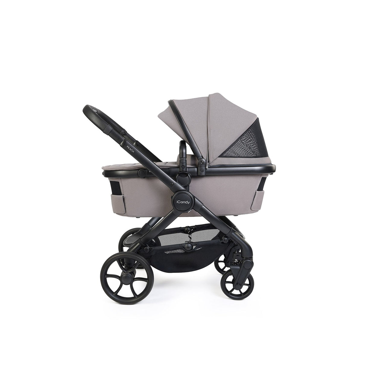 iCandy Peach 8 Maxi-Cosi Cabriofix iSize Car Seat & Base Bundle - Porcini