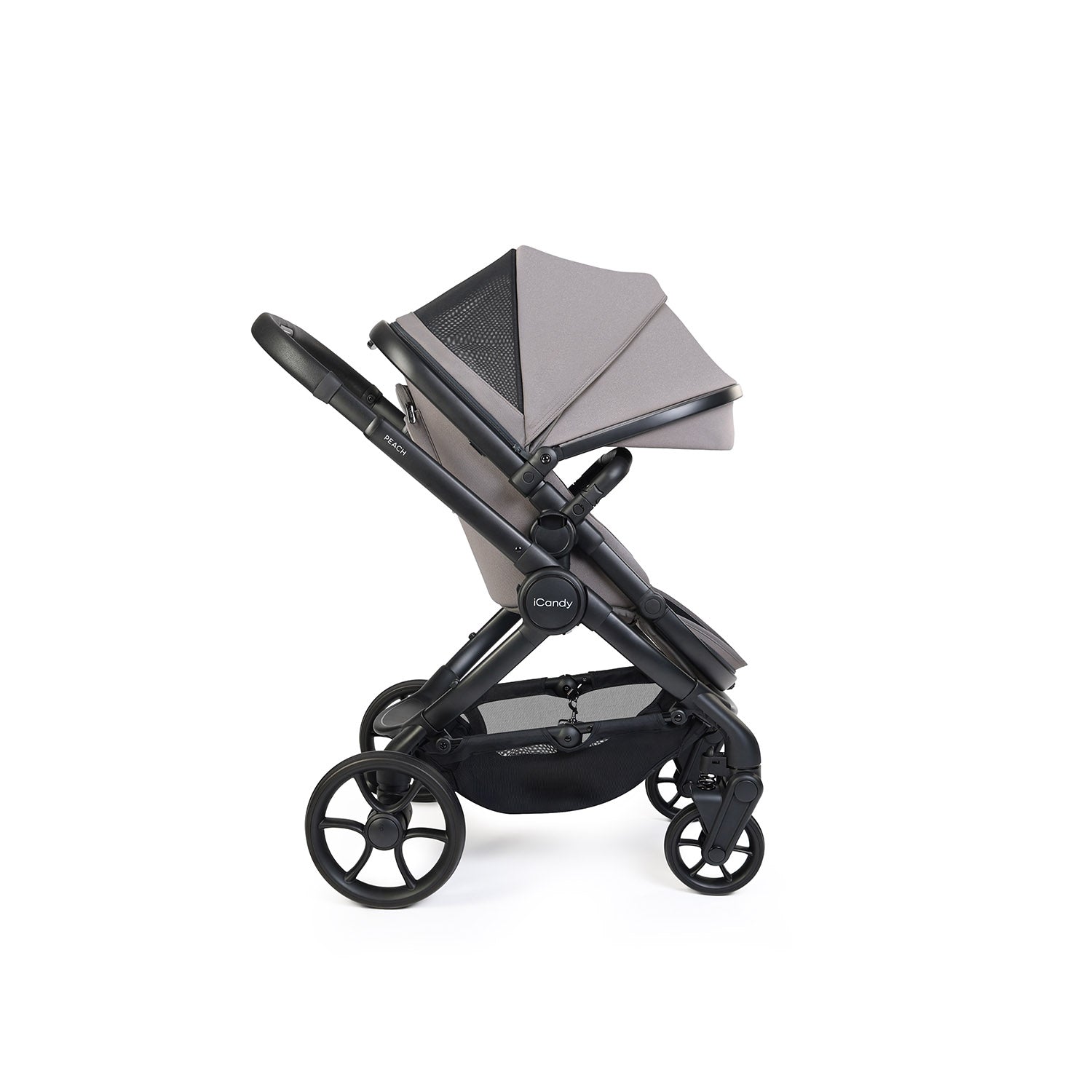 iCandy Peach 8 Maxi-Cosi Cabriofix iSize Car Seat & Base Bundle - Porcini