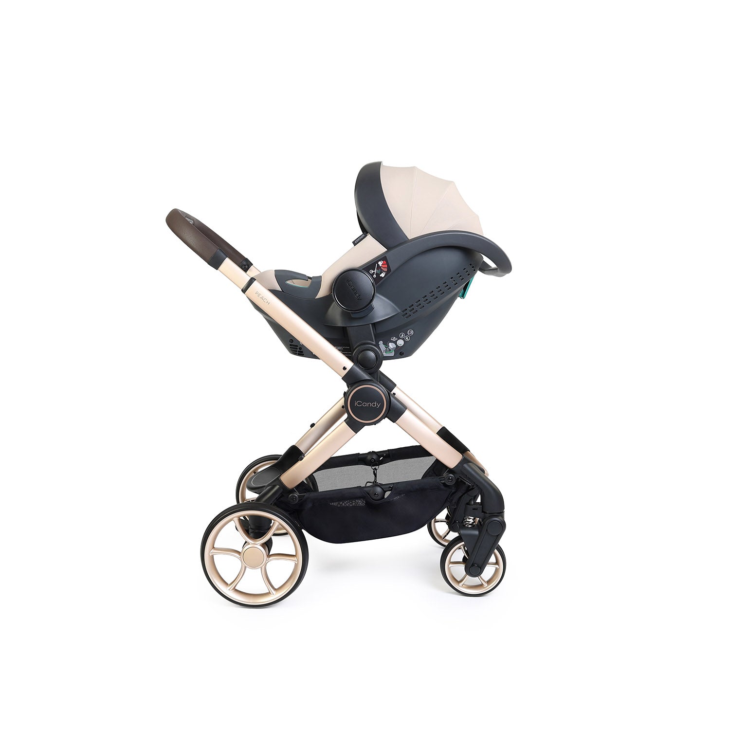 iCandy Peach 8 Editions Cocoon 360 Car Seat & Base Bundle - Biscotti