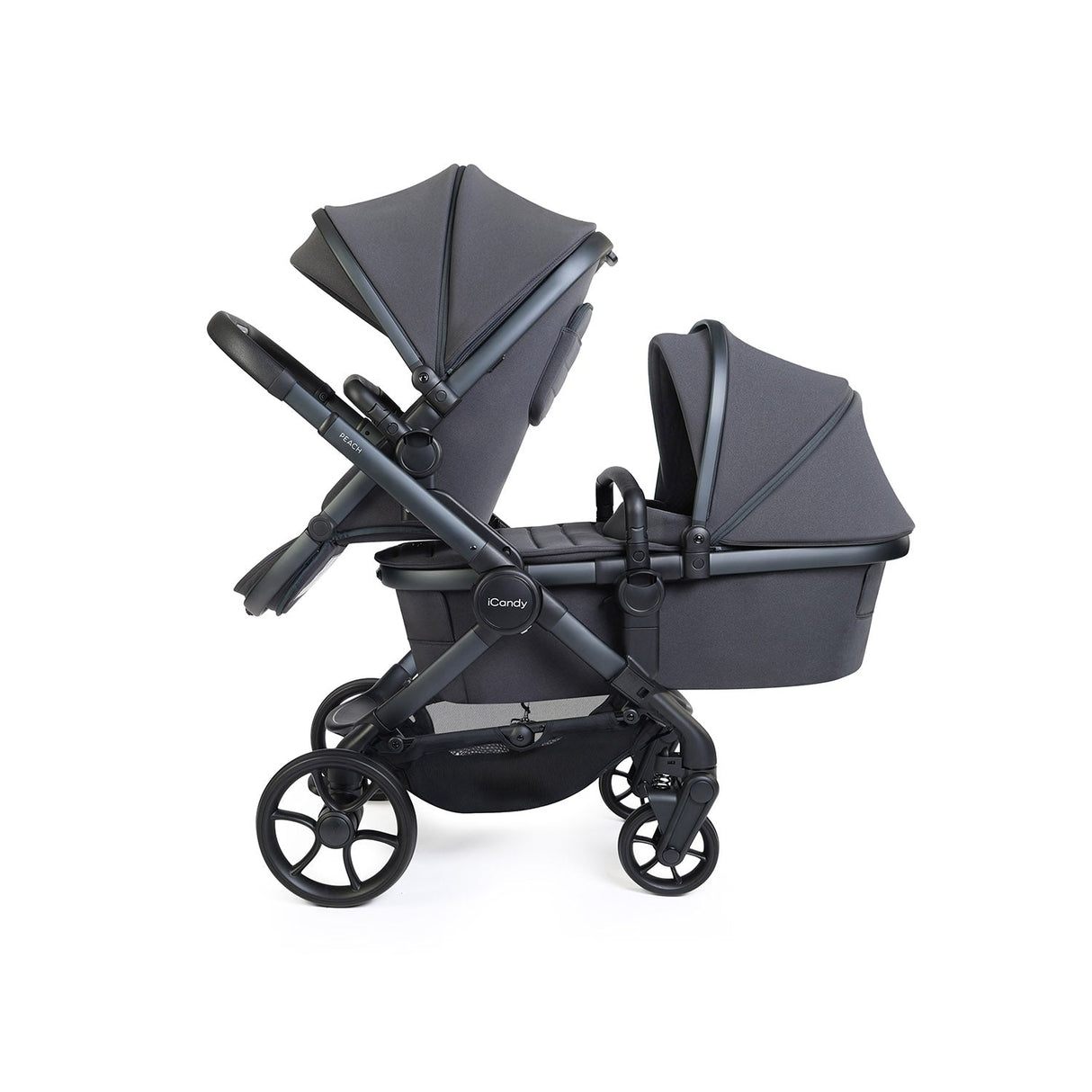 iCandy Peach 8 Double Complete Accessory Bundle - Grey