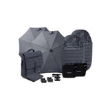iCandy Peach 8 Double Complete Accessory Bundle - Grey