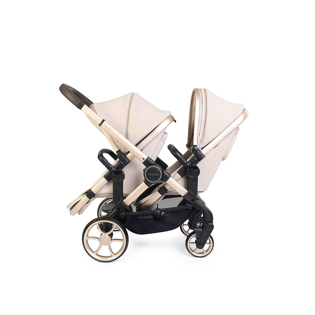iCandy Peach 8 Editions Double Pushchair & Carrycot Combo - Biscotti