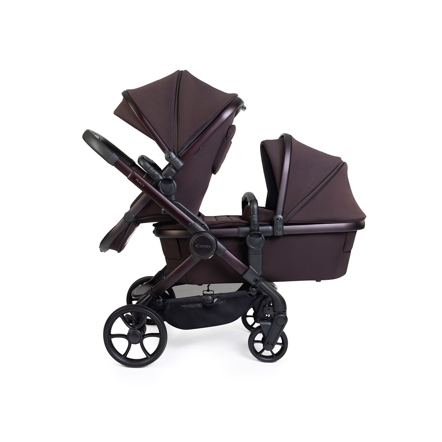 iCandy Peach 8 Editions Double Pushchair & Carrycot Combo - Coffee Bean