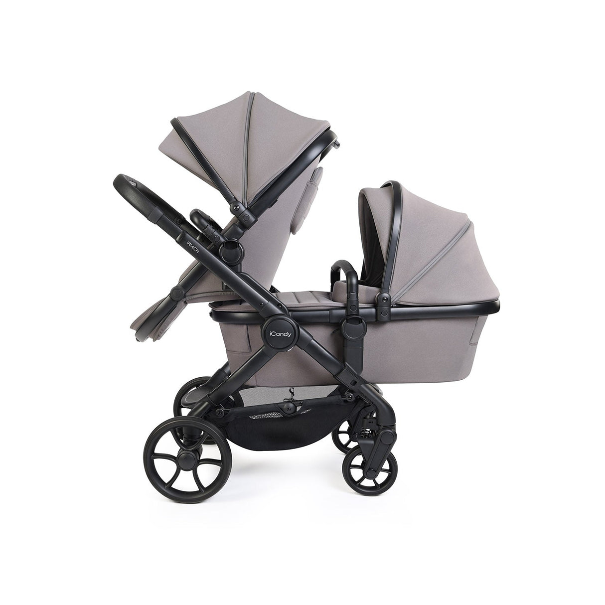 iCandy Peach 8 Double Pushchair & Carrycot Combo - Porcini