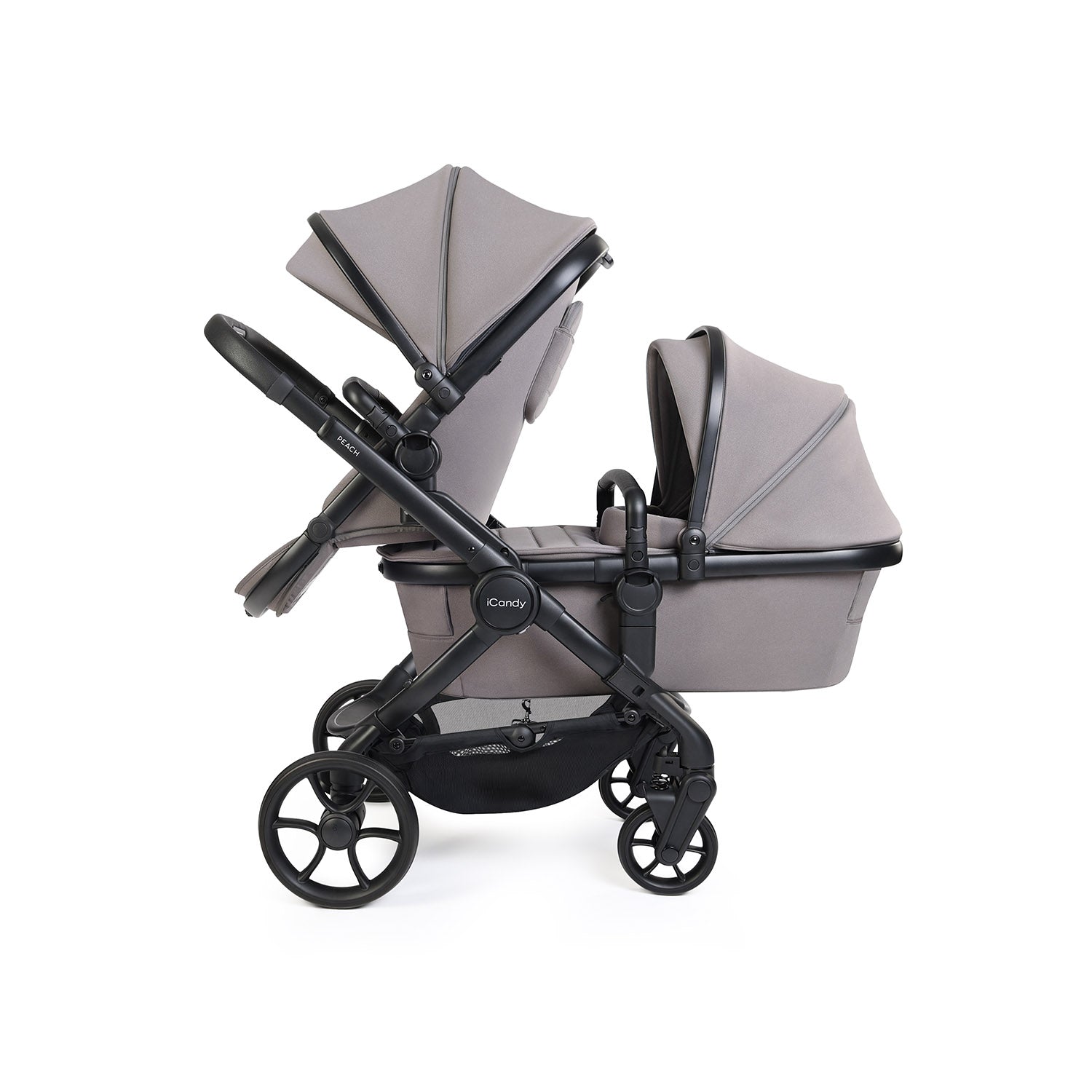 iCandy Peach 8 Double Pushchair & Carrycot Combo - Porcini