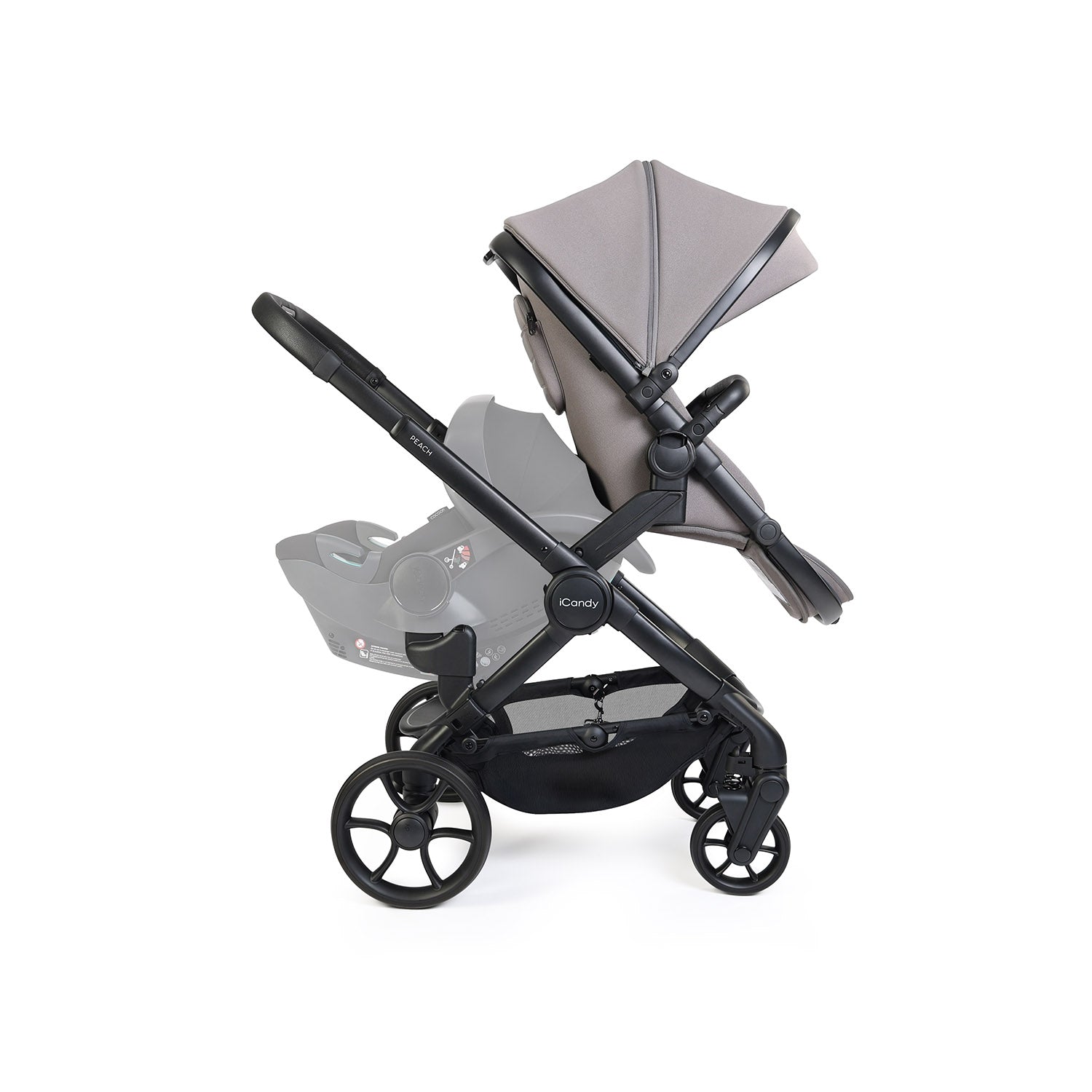 iCandy Peach 8 Double Pushchair & Carrycot Combo - Porcini