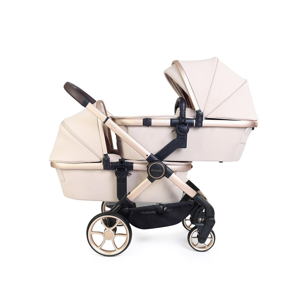 iCandy Peach 8 Editions Twin Cocoon 360 & Base Bundle - Biscotti