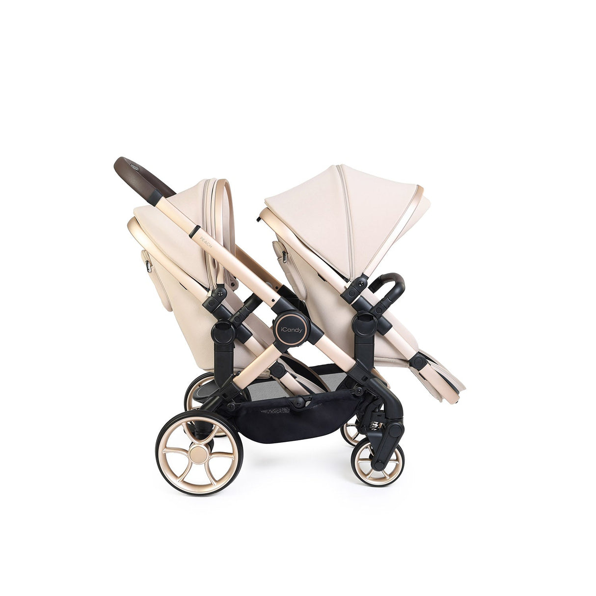 iCandy Peach 8 Editions Twin Cocoon 360 & Base Bundle - Biscotti