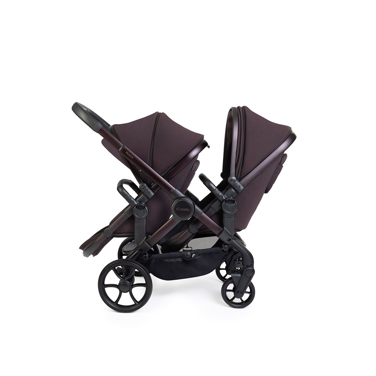 iCandy Peach 8 Editions Twin Cocoon 360 & Base Bundle - Coffee Bean