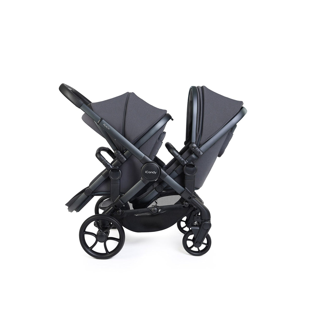 iCandy Peach 8 Twin Cocoon 360 & Base Bundle - Grey