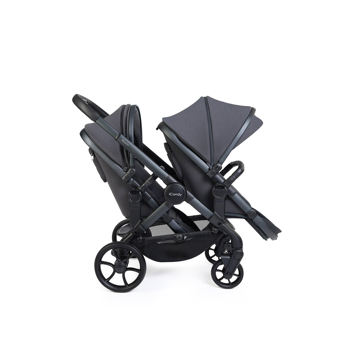 iCandy Peach 8 Twin Cocoon 360 & Base Bundle - Grey