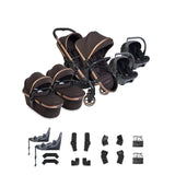 iCandy Peach 8 Editions Twin Cocoon 360 & Base Bundle - Pecan