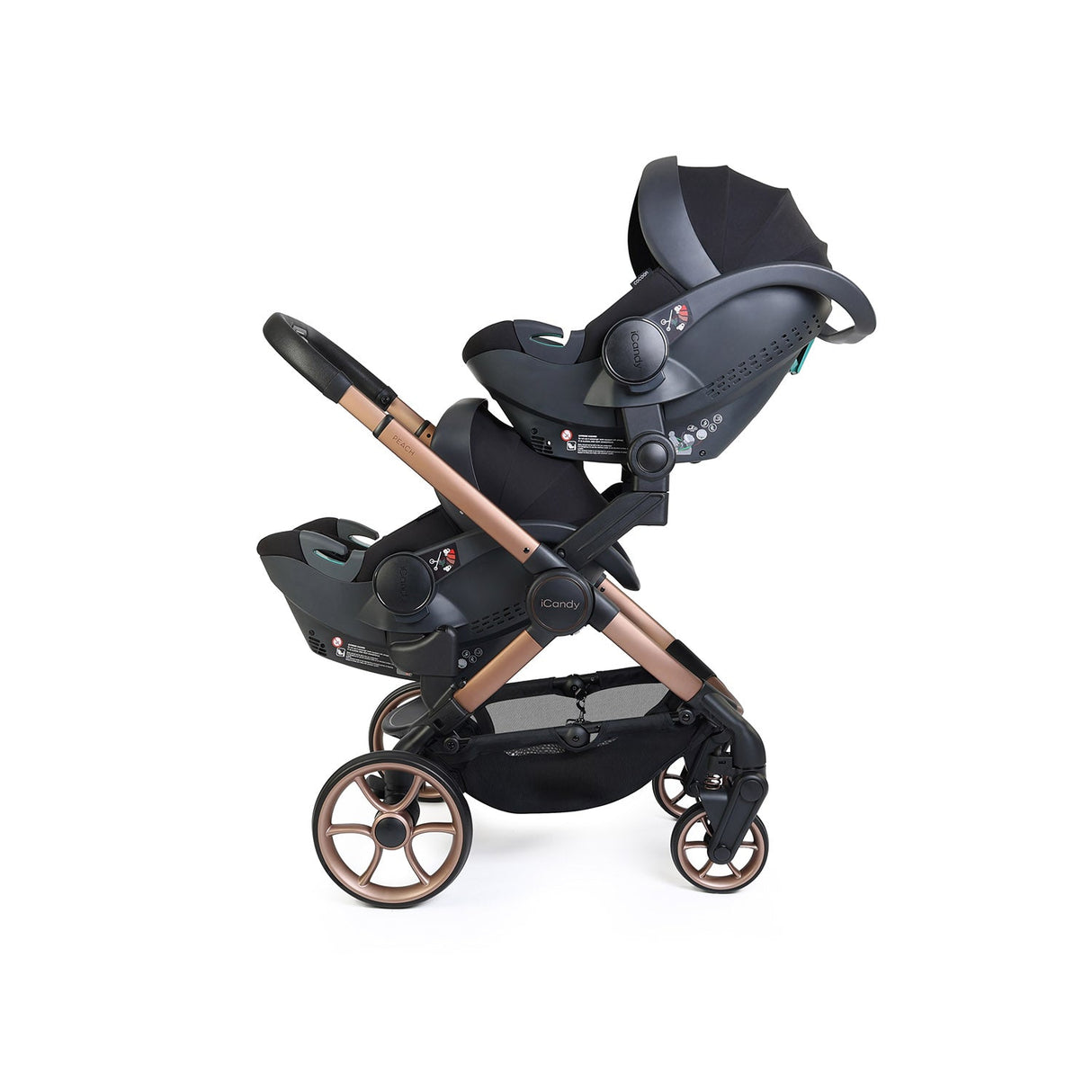 iCandy Peach 8 Editions Twin Cocoon 360 & Base Bundle - Pecan