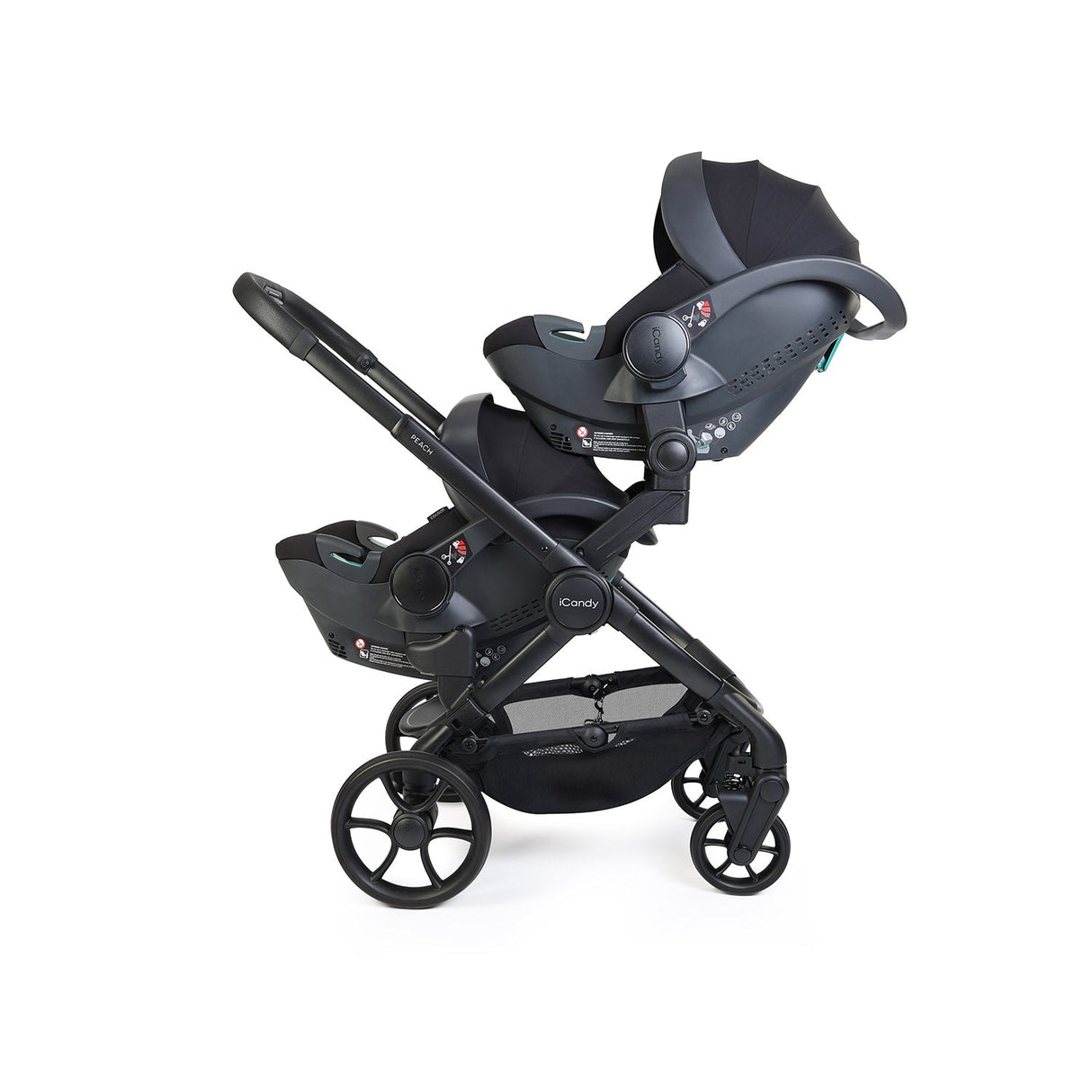 iCandy Peach 8 Twin Cocoon 360 & Base Bundle - Porcini