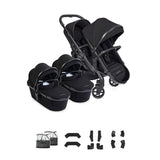 iCandy Peach 8 Twin Pushchair & Carrycot Combo - Black