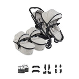 iCandy Peach 8 Twin Pushchair & Carrycot Combo - Taupe