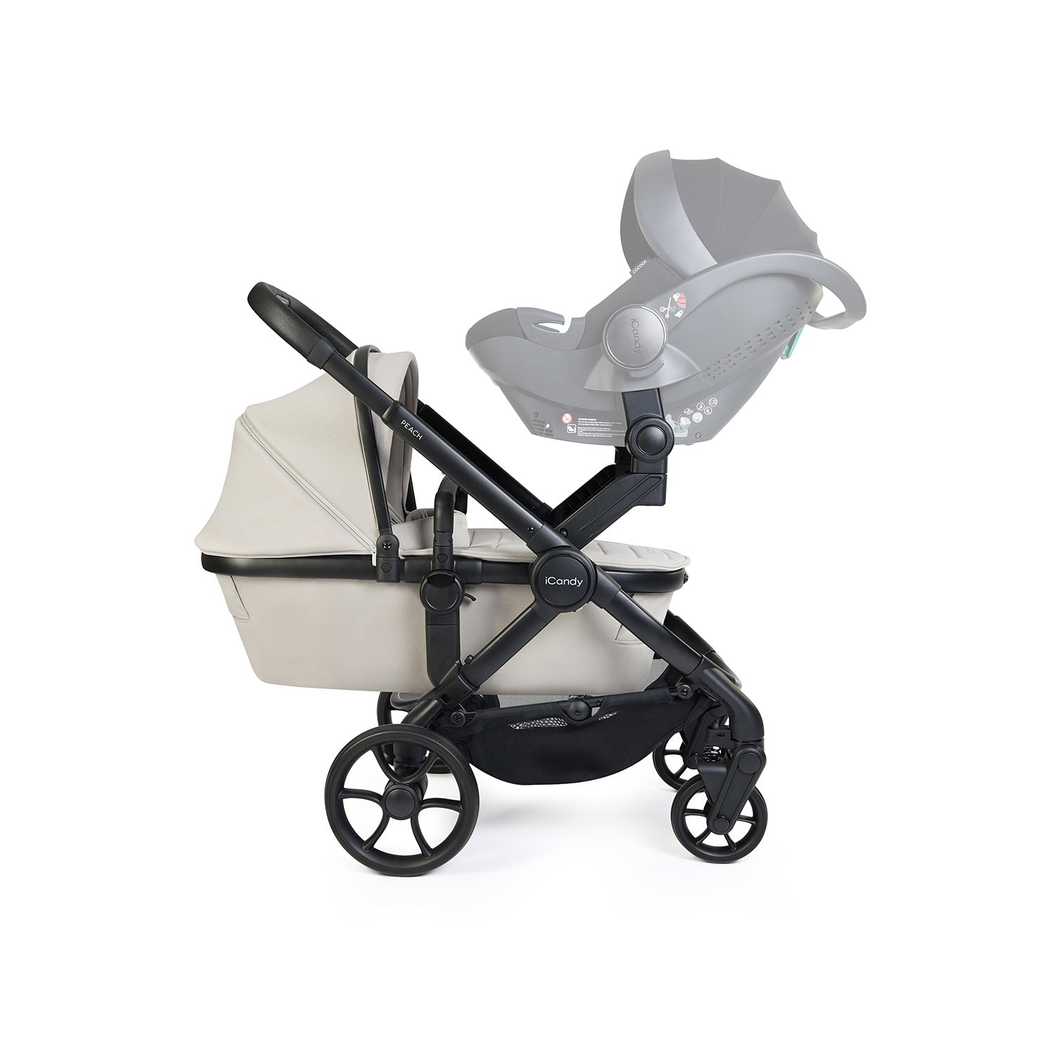 iCandy Peach 8 Twin Pushchair & Carrycot Combo - Taupe