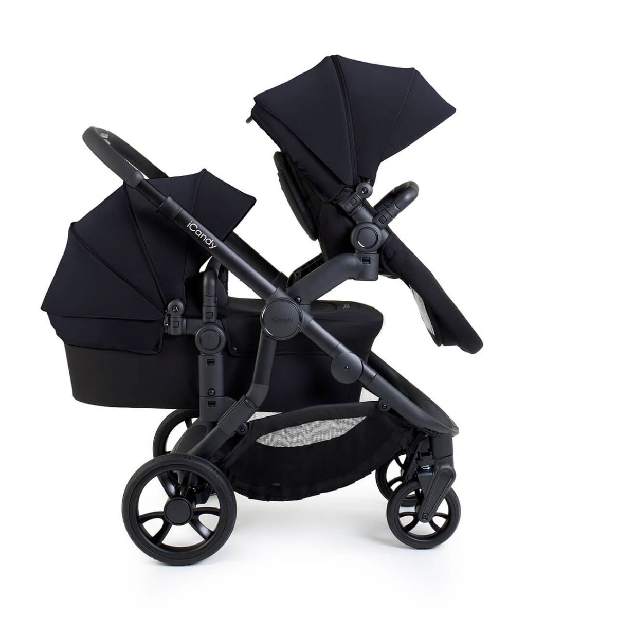 iCandy Orange 4 Travel System Bundle with Cocoon & Base - Black Edition 3