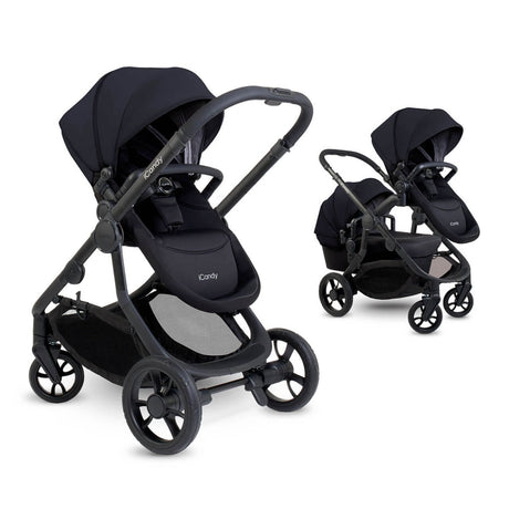 iCandy Orange 4 Travel System Bundle with Maxi-Cosi Pebble 360 Pro2 & Rotating Base - Black Edition 14