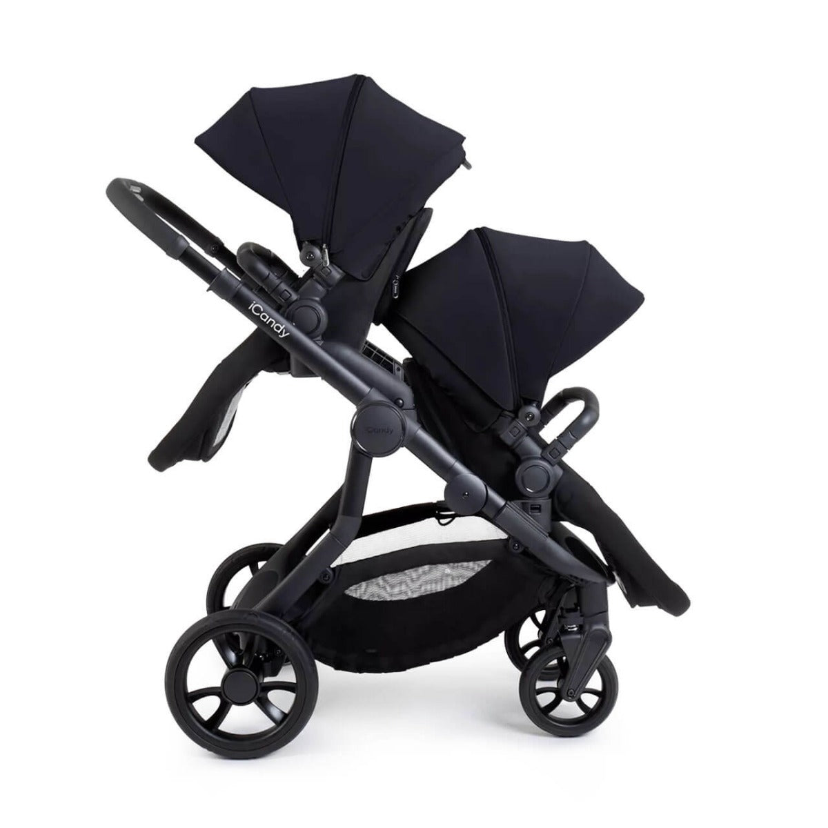 iCandy Orange 4 Double Pushchair with Complete Accessory Bundle - Black Edition 9