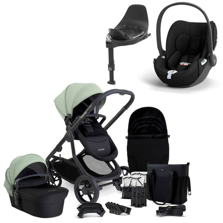 iCandy Orange 4 Travel System Bundle with Cybex Cloud T & Rotating Base - Pistachio 1