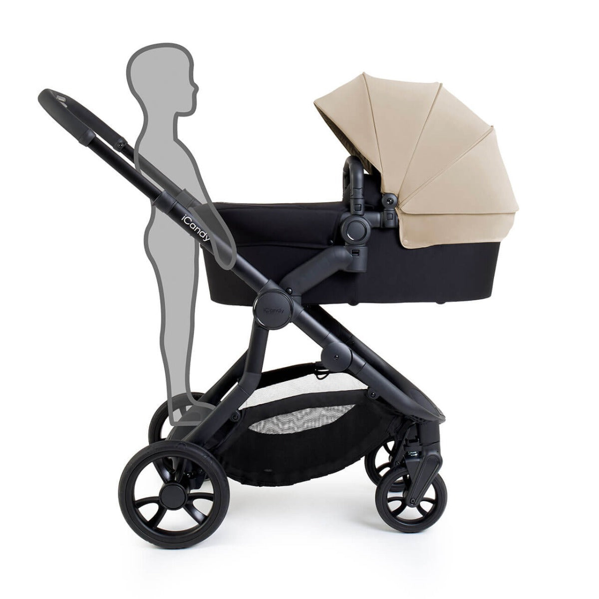 iCandy Orange 4 Pushchair with Complete Accessory Bundle - Latte 10