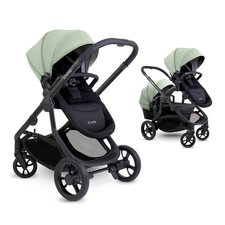 iCandy Orange 4 Double Pushchair with Complete Accessory Bundle - Pistachio 16