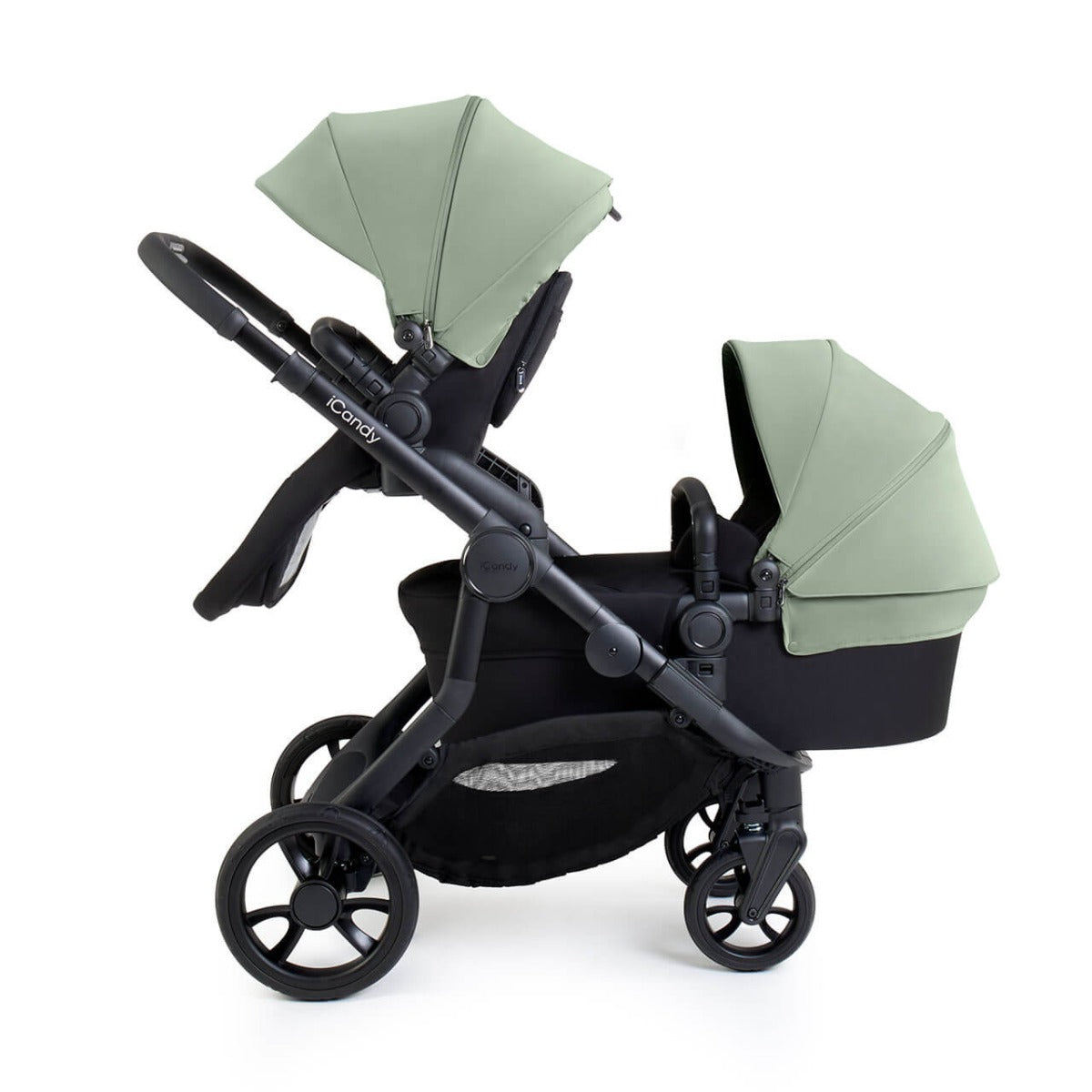 iCandy Orange 4 Double Pushchair with Complete Accessory Bundle - Pistachio 5