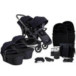 iCandy Orange 4 Twin Pushchair with Complete Accessory Bundle - Black Edition 1