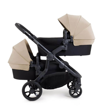 iCandy Orange 4 Twin Cocoon i-Size Complete Travel System Bundle - Latte 5