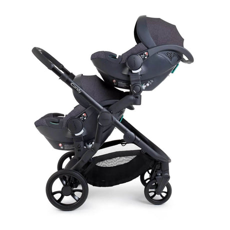 iCandy Orange 4 Twin Cocoon i-Size Complete Travel System Bundle - Fossil 2