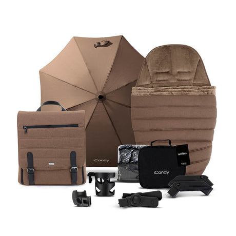 iCandy Peach 7 Travel System Bundle with Maxi-Cosi Pebble 360 Pro2 Car Seat & Base - Coco 19